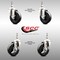Service Caster 4 Inch 316SS Soft Rubber Wheel Swivel 12mm Threaded Stem Caster Brakes, 2PK SCC-SS316TS20S414-SRS-M1215-2-TLB-2 - alternate 5